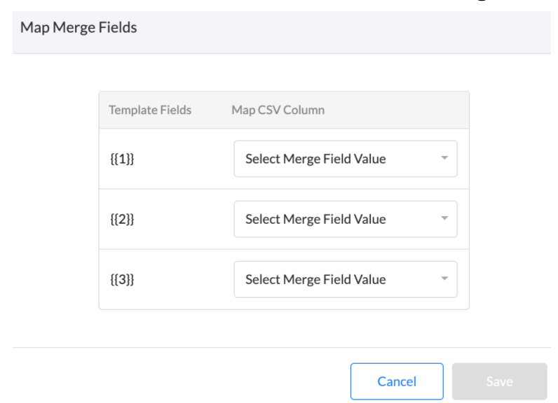 Merge fields Image